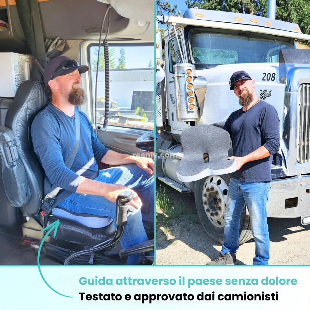 Cuscino Ortopedico Lombare in Memory Foam