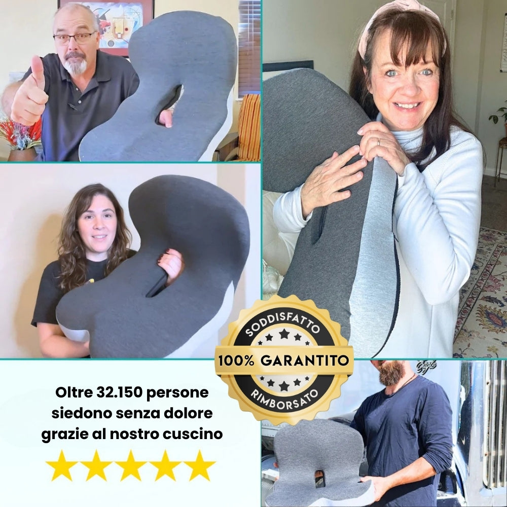 Cuscino Ortopedico Lombare in Memory Foam