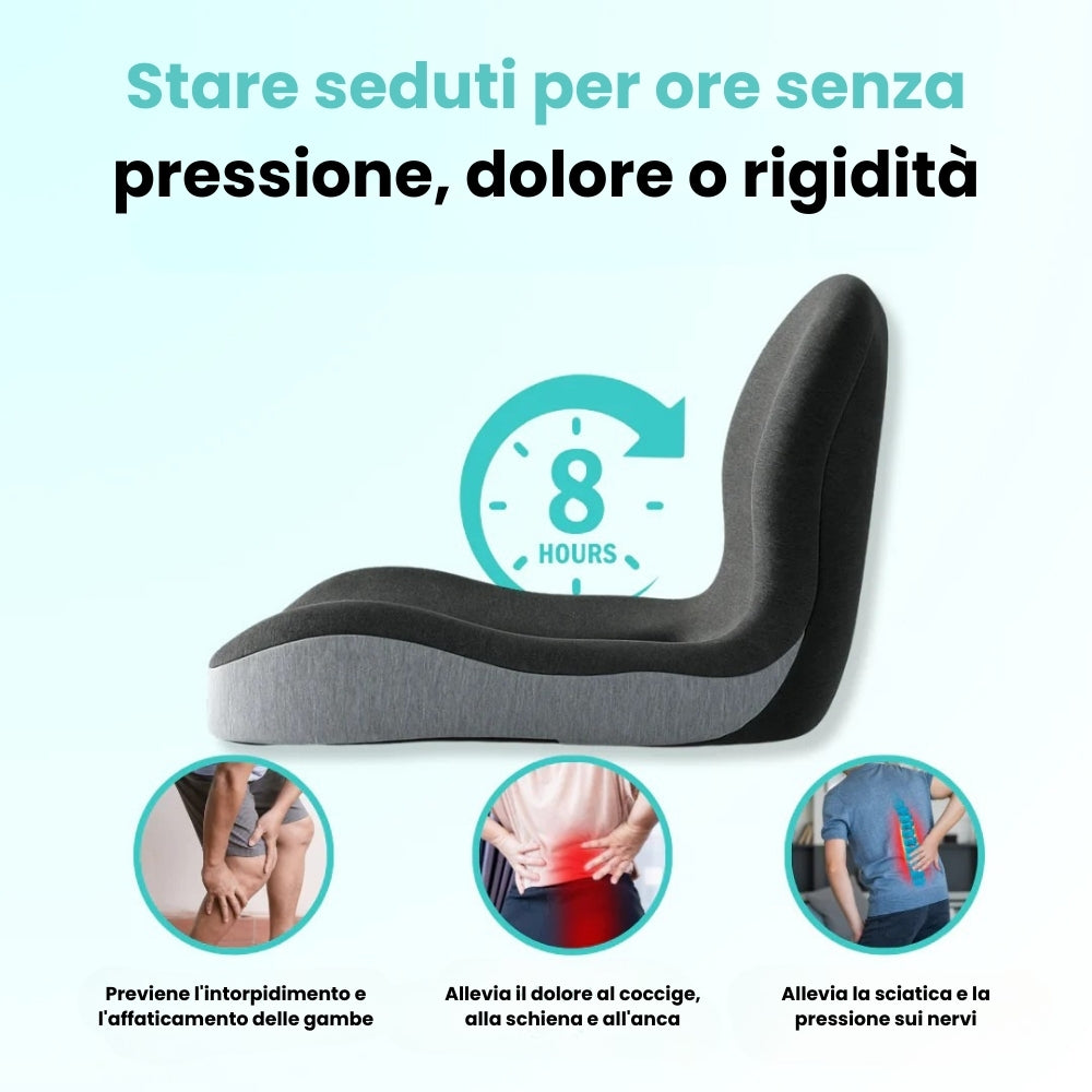 Cuscino Ortopedico Lombare in Memory Foam